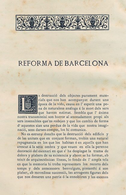 Reforma de BCN